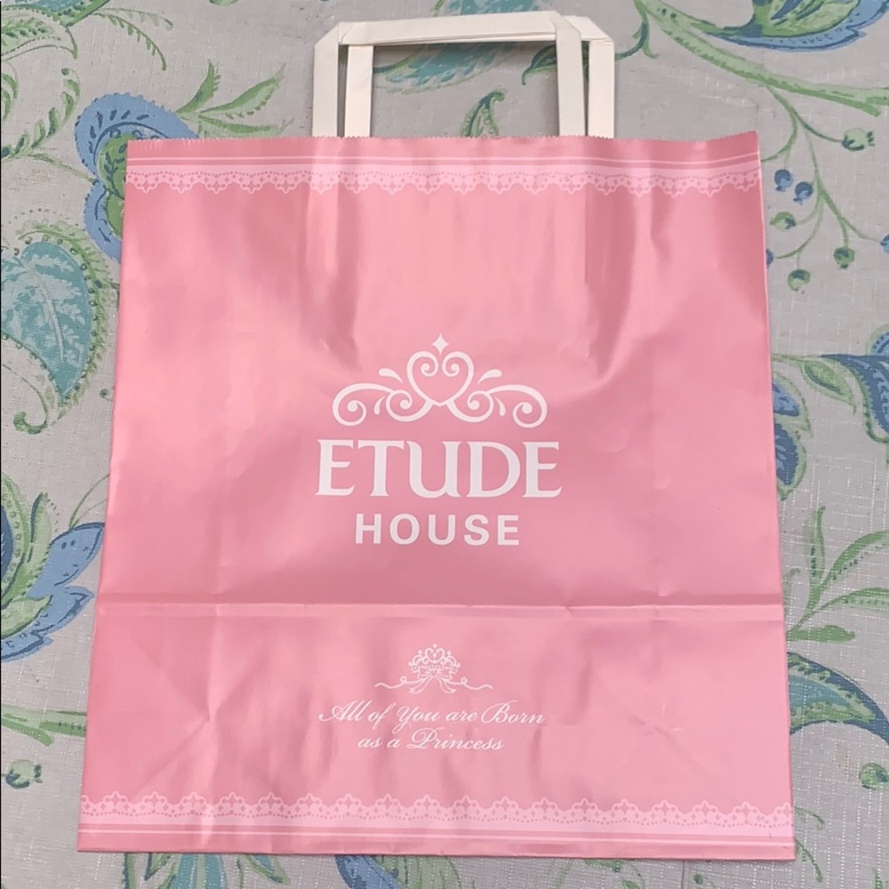 Etude house shopping bags